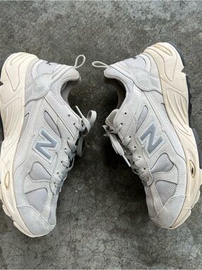 New Balance 878 Light Grey Silver CM878MA1 Women's Size 9 Retro Running Shoes